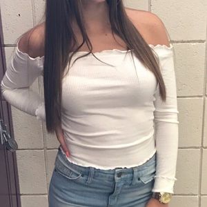 off the shoulder top